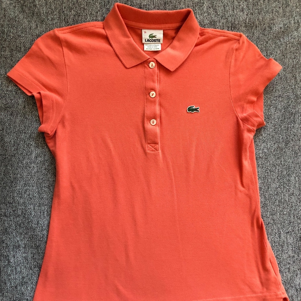 Lacoste Polo Shirt Orange